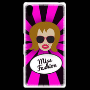 Coque Personnalisée Sony Xpéria Z5 Miss Fashion Rousse