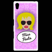 Coque Personnalisée Sony Xpéria Z5 Miss Fiesta Blonde