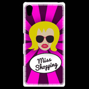 Coque Personnalisée Sony Xpéria Z5 Miss Shopping Blonde