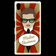 Coque Personnalisée Sony Xpéria Z5 Mister Business Chatain