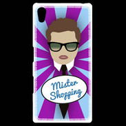 Coque Personnalisée Sony Xpéria Z5 Mister Shopping Chatain