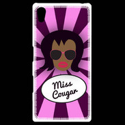 Coque Personnalisée Sony Xpéria Z5 Miss Cougar Black