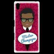 Coque Personnalisée Sony Xpéria Z5 Mister Champagne Black