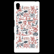 Coque Personnalisée Sony Xpéria Z5 Adishatz All Over Rugby YM