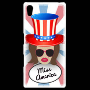 Coque Personnalisée Sony Xpéria Z5 Miss USA Chatain