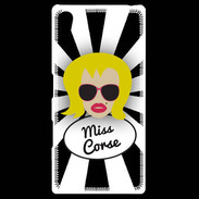 Coque Personnalisée Sony Xpéria Z5 Miss Corse Blonde
