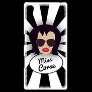 Coque Personnalisée Sony Xpéria Z5 Miss Corse Brune
