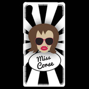 Coque Personnalisée Sony Xpéria Z5 Miss Corse Chatain