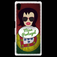Coque Personnalisée Sony Xpéria Z5 Miss Portugal Brune