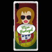 Coque Personnalisée Sony Xpéria Z5 Miss Portugal Rousse