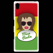 Coque Personnalisée Sony Xpéria Z5 Miss Rasta Chatain