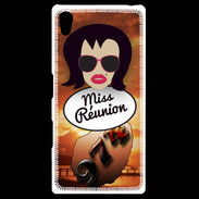 Coque Personnalisée Sony Xpéria Z5 Miss Réunion Brune