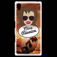 Coque Personnalisée Sony Xpéria Z5 Miss Réunion Chatain