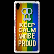 Coque Personnalisée Sony Xpéria Z5 Keep Calm and Be proud Women Gay