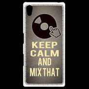 Coque Personnalisée Sony Xpéria Z5 Keep calm and Mix That Gris