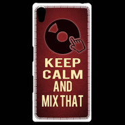 Coque Personnalisée Sony Xpéria Z5 Keep Calm and Mix That Rouge