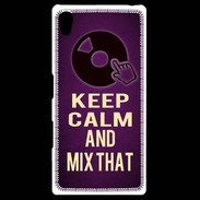 Coque Personnalisée Sony Xpéria Z5 Keep Calm and Mix That Violet