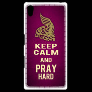 Coque Personnalisée Sony Xpéria Z5 Keep Calm and Pray Muslim Rose