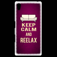 Coque Personnalisée Sony Xpéria Z5 Keep Calm and Reelax Rose