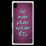 Coque Personnalisée Sony Xpéria Z5 LOL MDR Rose ZG