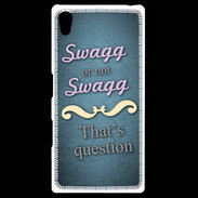 Coque Personnalisée Sony Xpéria Z5 Swag or Not bleu ZG