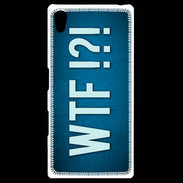 Coque Personnalisée Sony Xpéria Z5 WTF bleu ZG