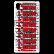 Coque Personnalisée Sony Xpéria Z5 L'seum rouge