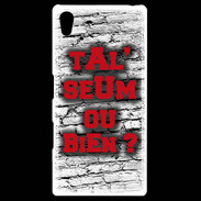 Coque Personnalisée Sony Xpéria Z5 Ta l'seum ou bien Rouge