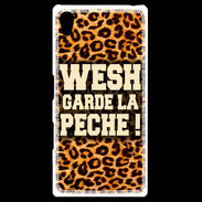 Coque Personnalisée Sony Xpéria Z5 Wesh garde la pèche Léopard