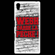 Coque Personnalisée Sony Xpéria Z5 Wesh garde la pèche Rouge
