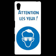 Coque Personnalisée Sony Xpéria Z5 Attention les yeux PR