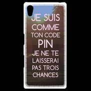 Coque Personnalisée Sony Xpéria Z5 Code pin rose ZG