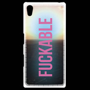 Coque Personnalisée Sony Xpéria Z5 Fuckable Rose ZG