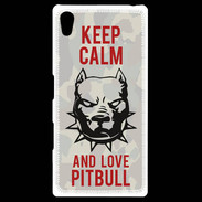 Coque Personnalisée Sony Xpéria Z5 Keep calm pitbull 1 ZG