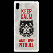 Coque Personnalisée Sony Xpéria Z5 Keep calm pitbull 2 ZG