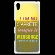 Coque Personnalisée Sony Xpéria Z5 Confiance et mensonge ZG