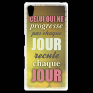 Coque Personnalisée Sony Xpéria Z5 Progresse de jour en jour ZG
