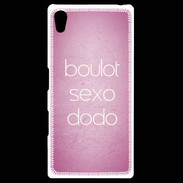 Coque Personnalisée Sony Xpéria Z5 Boulot Sexo Dodo Rose ZG