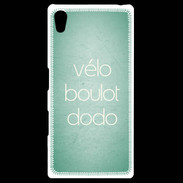 Coque Personnalisée Sony Xpéria Z5 Vélo Boulot Dodo Vert ZG