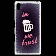 Coque Personnalisée Sony Xpéria Z5 In Beer We trust Rouge ZG