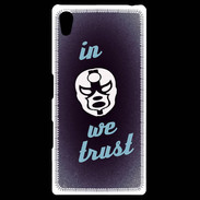 Coque Personnalisée Sony Xpéria Z5 In Catch We trust Bleu ZG