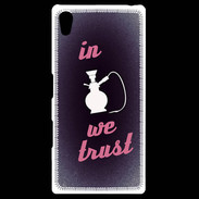 Coque Personnalisée Sony Xpéria Z5 In Chicha We trust Rouge ZG