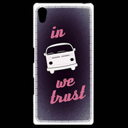 Coque Personnalisée Sony Xpéria Z5 In Combi We trust Rouge ZG