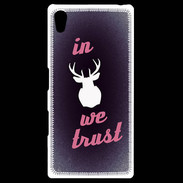 Coque Personnalisée Sony Xpéria Z5 In Elan We trust Rouge ZG