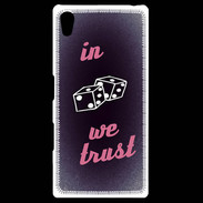 Coque Personnalisée Sony Xpéria Z5 In Gamble We trust Rouge ZG