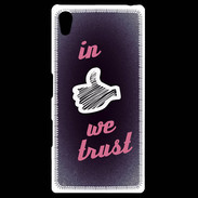 Coque Personnalisée Sony Xpéria Z5 In Like We trust Rouge ZG