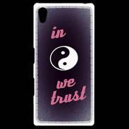 Coque Personnalisée Sony Xpéria Z5 In Zen We trust Rouge ZG