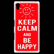 Coque Personnalisée Sony Xpéria Z5 Keep calm Be Crazy Rouge