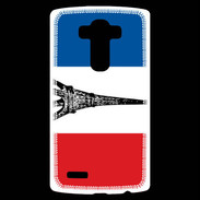 Coque Personnalisée Lg G4 Drapeau français et Tour Eiffel