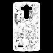 Coque Personnalisée Lg G4 Design Fleur Tribal